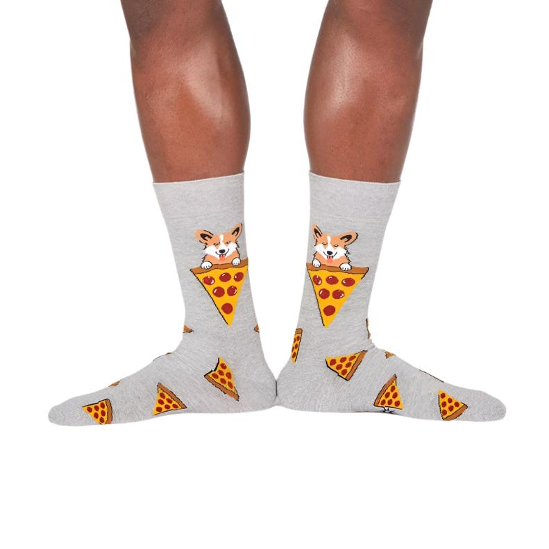 Sock It To Me Man's Best Food Men's Crew Socks - Lucky Skates