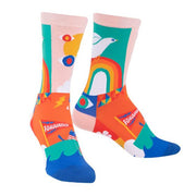 Sock It To Me  Peace And Love Women's Crew Socks - Lucky Skates