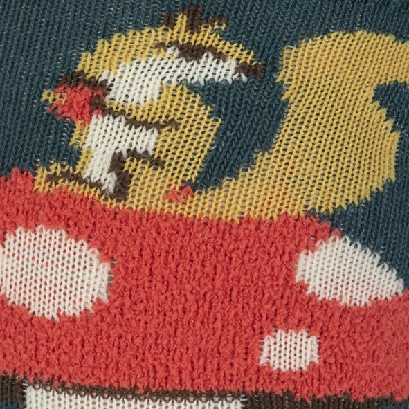Sock It To Me Shroom And Board Junior Knee High Socks