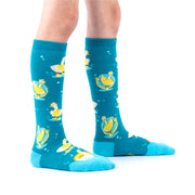 Sock It To Me Silly Goose Junior (Age 7-10) Knee High Socks - Lucky Skates 