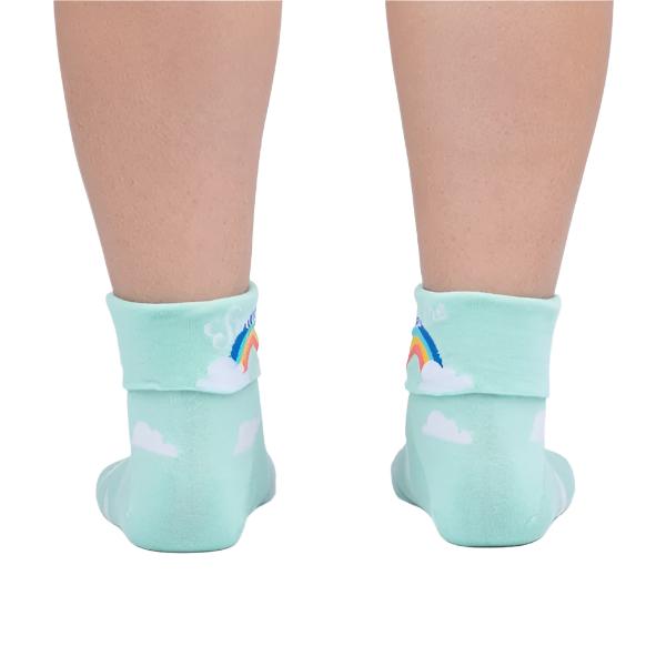 Sock It To Me Somewhere Over the Rainbow Turn Cuff Women's Socks