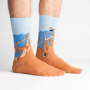 Sock It To Me Squid-O Men's Crew Socks - Lucky Skates 