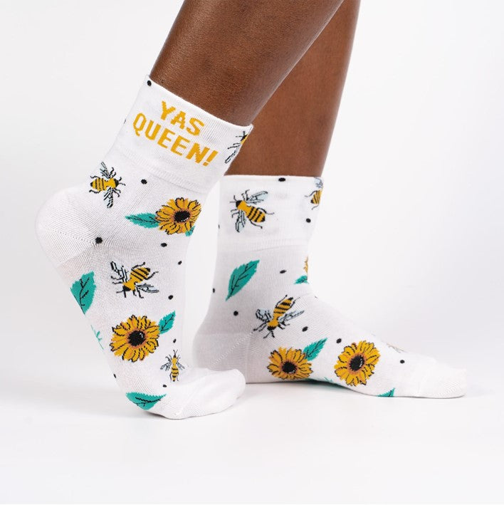Sock It To Me  Yas Queen Women's Crew Socks - Lucky Skates