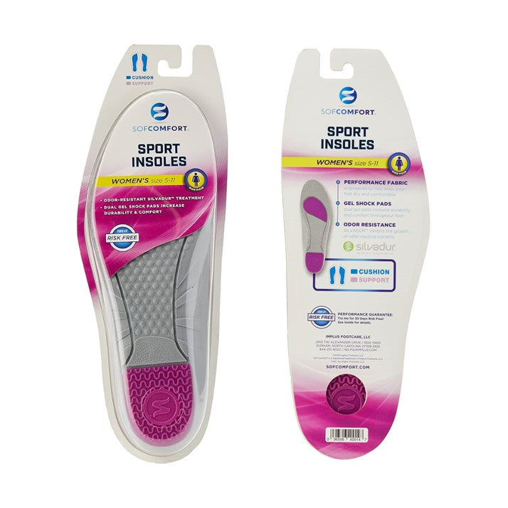 Sof Comfort Sport Insoles Womens - Lucky Skates