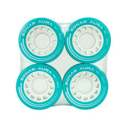 Sonar Aura Blue Aqua Indoor Roller Skate Wheels 59mm 92A - 4 Pack - Lucky Skates