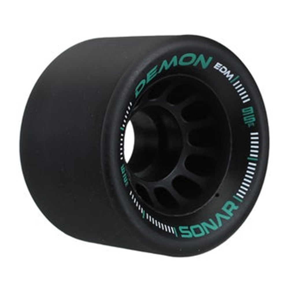 Sonar Demon Roller Skate Indoor Wheels Black 95a 62mm - Lucky Skates 