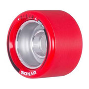 Sonar Ninja Speed Alloy Indoor Roller Skate Wheels Red - 4 Pack - Lucky Skates