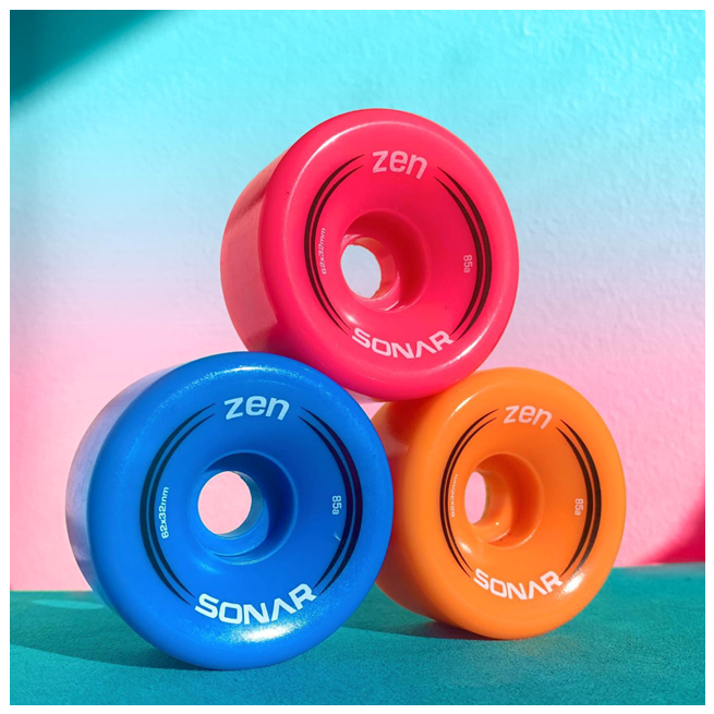 Sonar Zen Roller Skate Indoor Outdoor Hybrid Wheels 85A - Lucky Skates