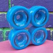 Radar Sonar Zen Hybrid Indoor Outdoor Roller Skate Wheels 62mm 85a Blue 4 Pack - Lucky Skates