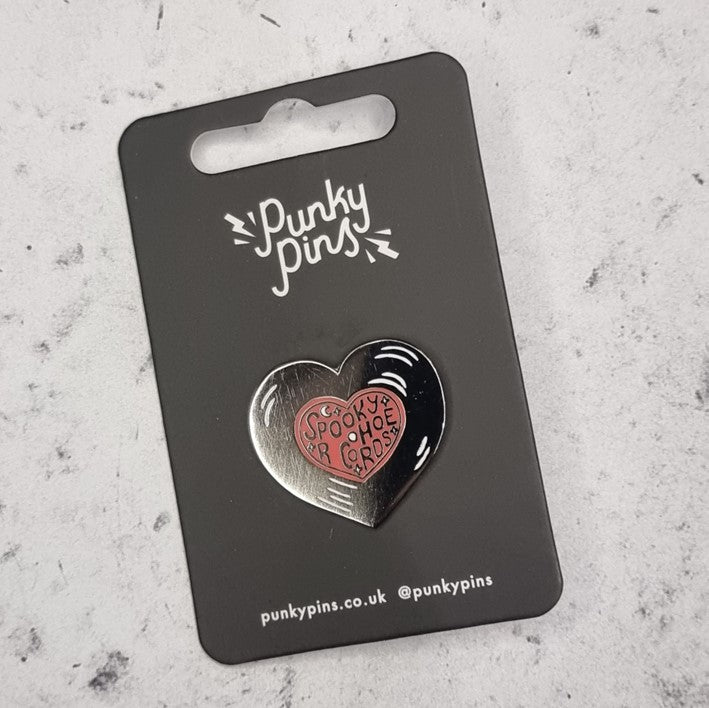 Punky Pins Spooky Hoe Records Pin - Final Sale