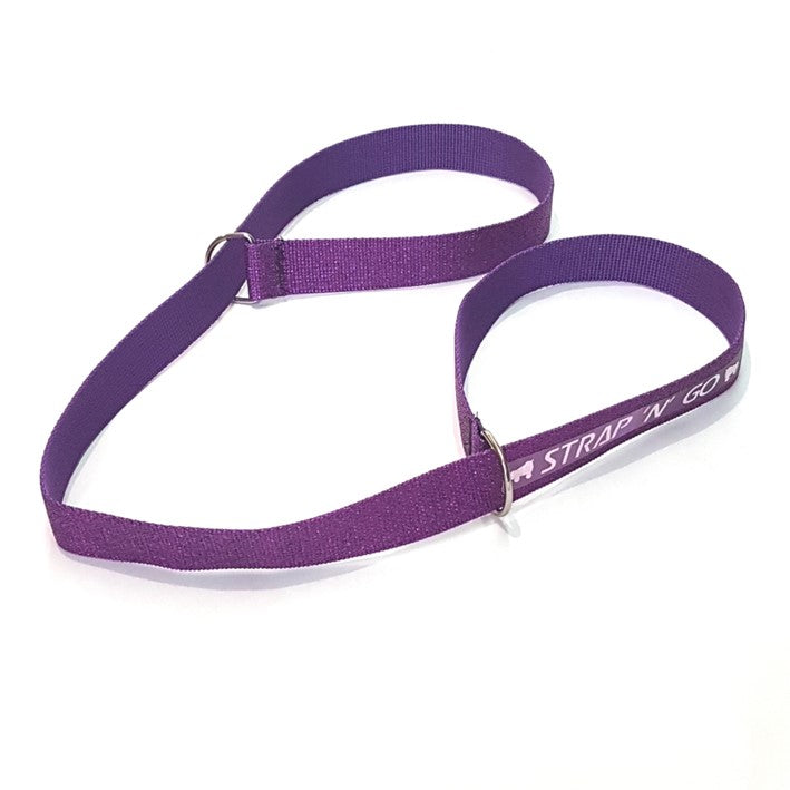 Strap N Go Skate Strap Purple Glitter - Lucky Skates