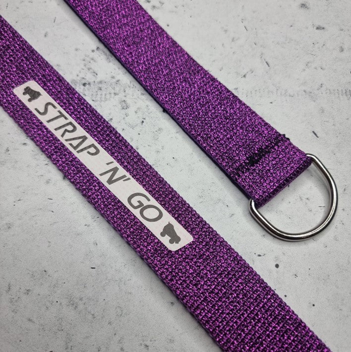 Strap N Go Roller Skate Strap Glitter - Lucky Skates