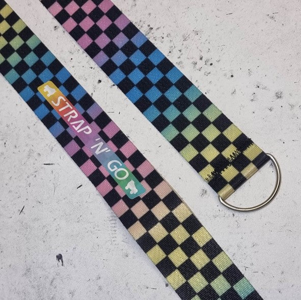 Strap N Go Wide Roller Skate Skate Strap Pattern - Lucky Skates