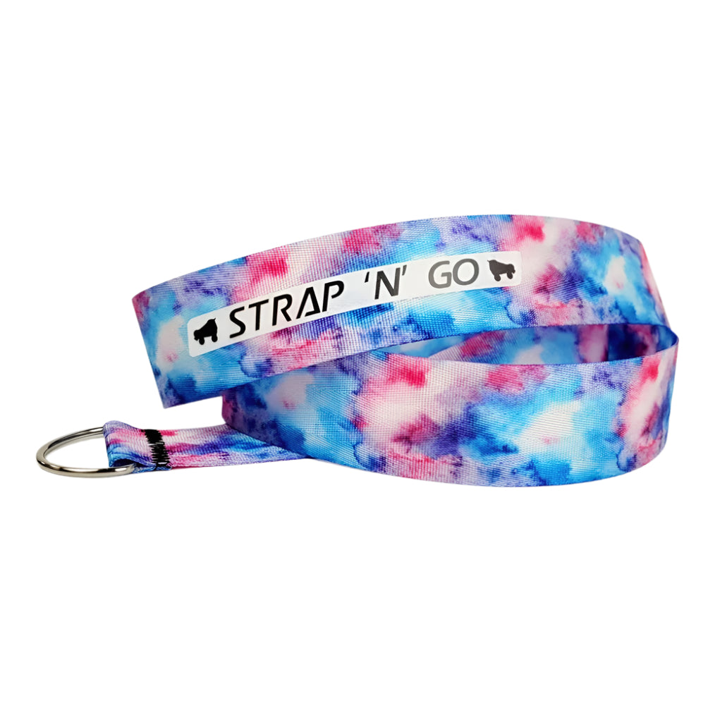 Strap N Go Wide Roller Skate Skate Strap Pattern - Lucky Skates