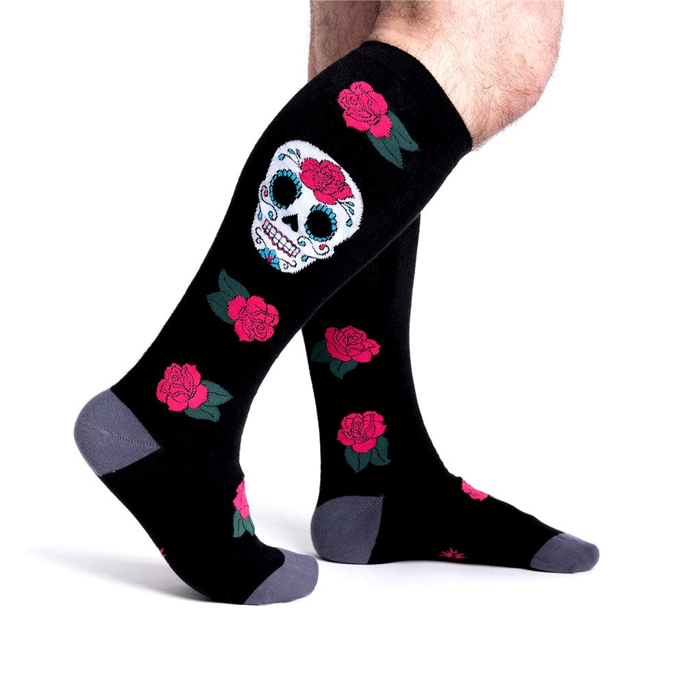 Sugar Skull Stretch-It Knee High Socks