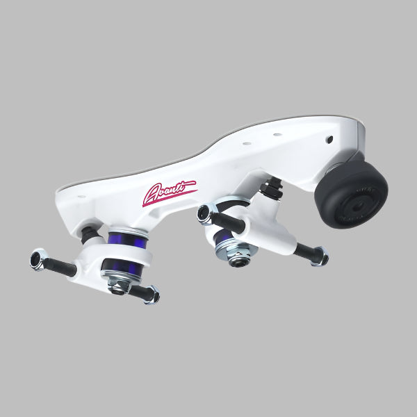 Sure-Grip Avanti Magnesium White Roller Skate Plate - Lucky Skates