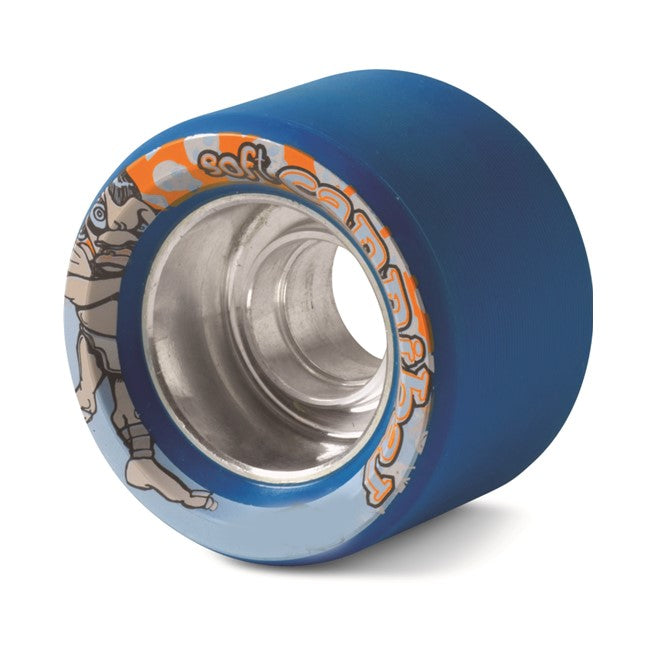 Sure-Grip Cannibal Alloy Indoor Roller Skate Speed Wheels Blue - 8 pack - Lucky Skates