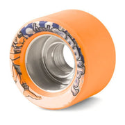 Sure-Grip Cannibal Alloy Hub Roller Skate Wheels 62mm 8 pack Orange - Lucky Skates 