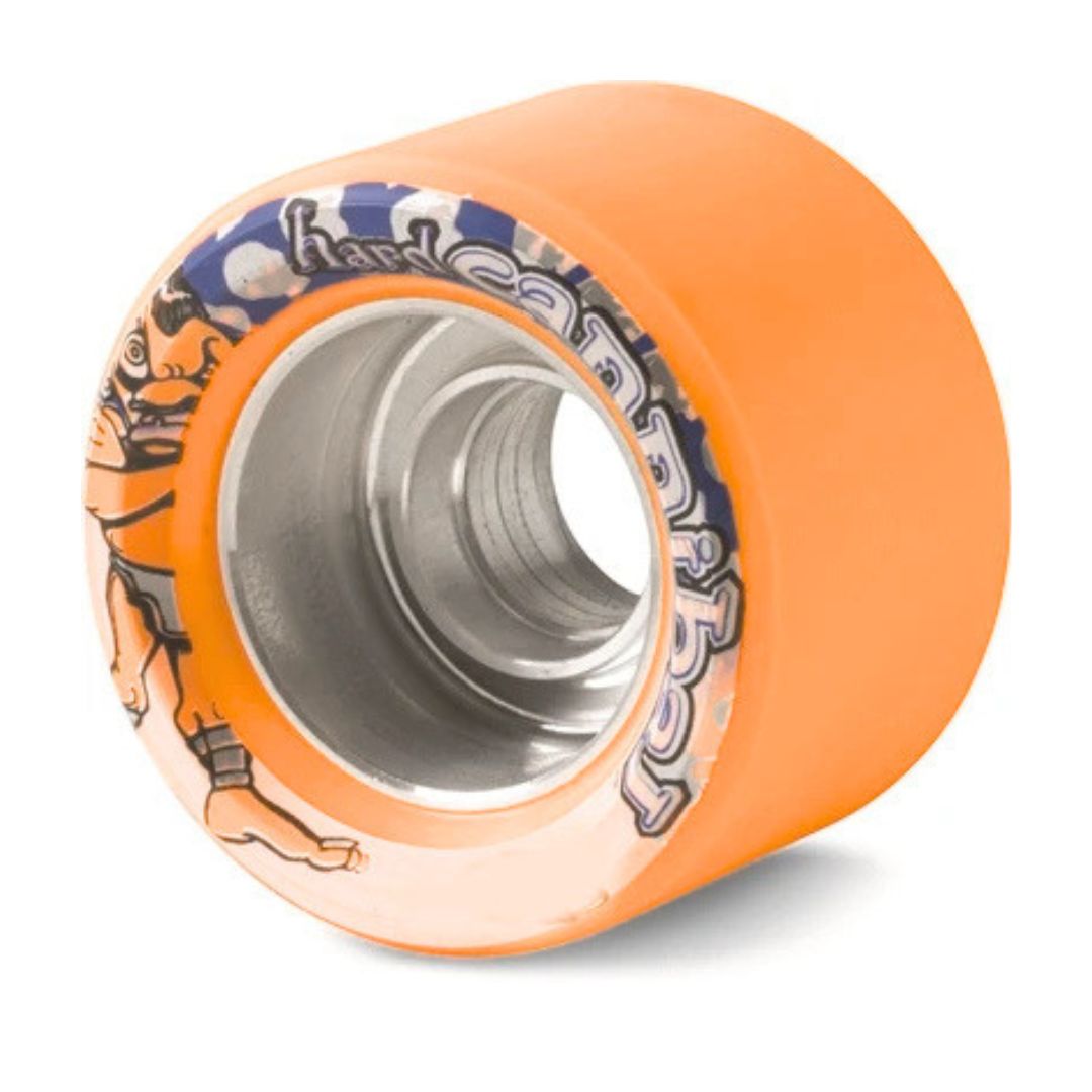 Sure-Grip Cannibal Alloy Hub Roller Skate Wheels 62mm 8 pack Orange - Lucky Skates 