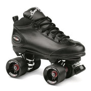 Sure-Grip Cyclone Speed Derby Low Cut Black Indoor Roller Skates - Lucky Skates