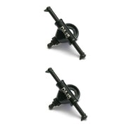 Sure-Grip DA45 Roller Skate Truck with 7mm Quick Release Clip Axle 2 Pack - Lucky Skates
