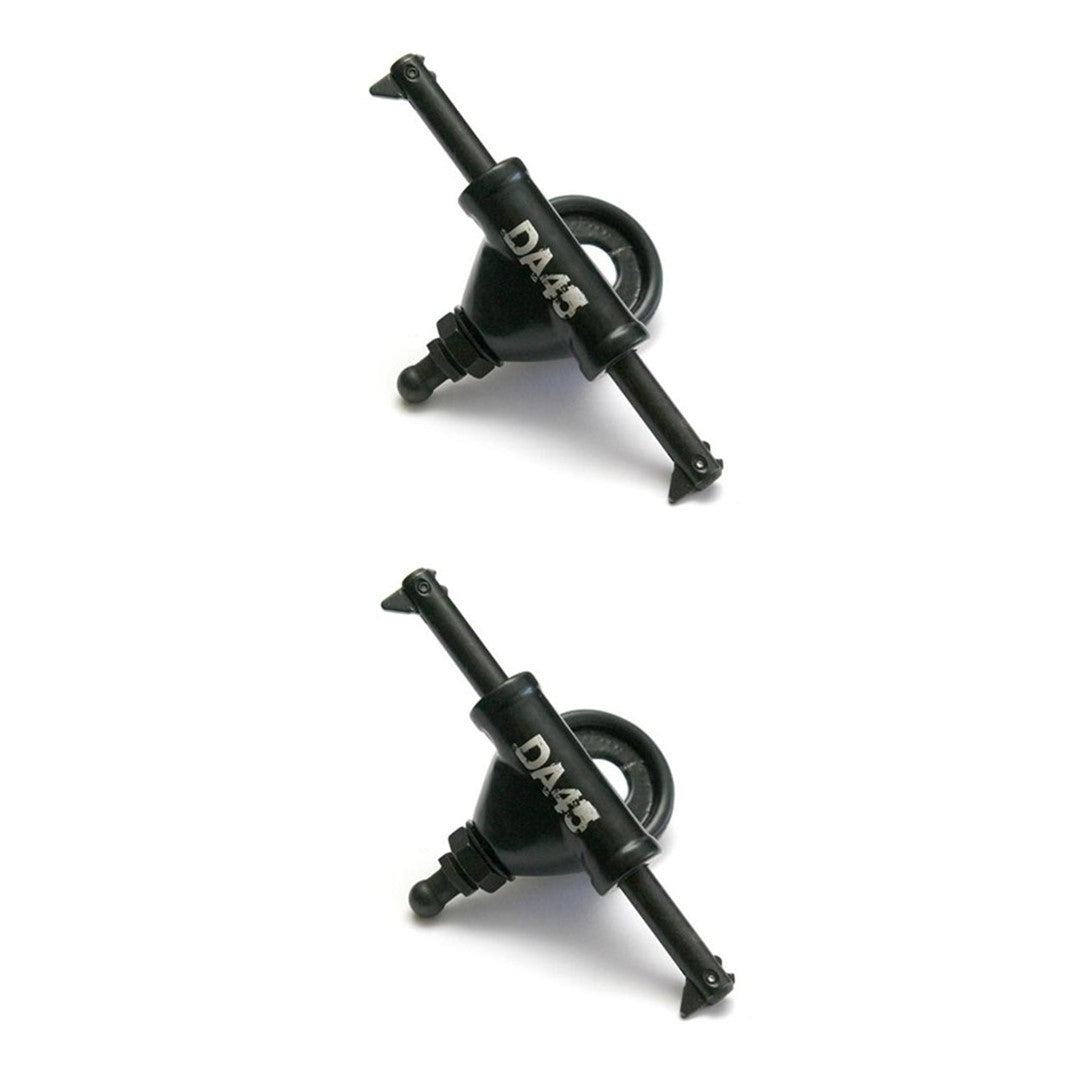 Sure-Grip DA45 Roller Skate Truck with 7mm Quick Release Clip Axle 2 Pack - Lucky Skates