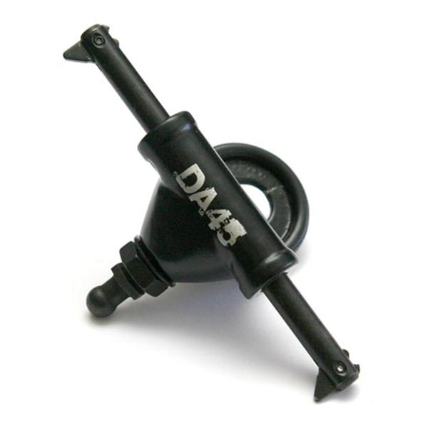 Sure-Grip DA45 Roller Skate Truck with Quick Release Clip Axle 7mm Black - Lucky Skates