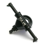 Sure-Grip DA45 Roller Skate Truck with Quick Release Clip Axle 7mm Black - Lucky Skates