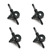 Sure-Grip DA45 8mm Roller Skate Black Trucks 8mm - 4 Pack - Lucky Skates