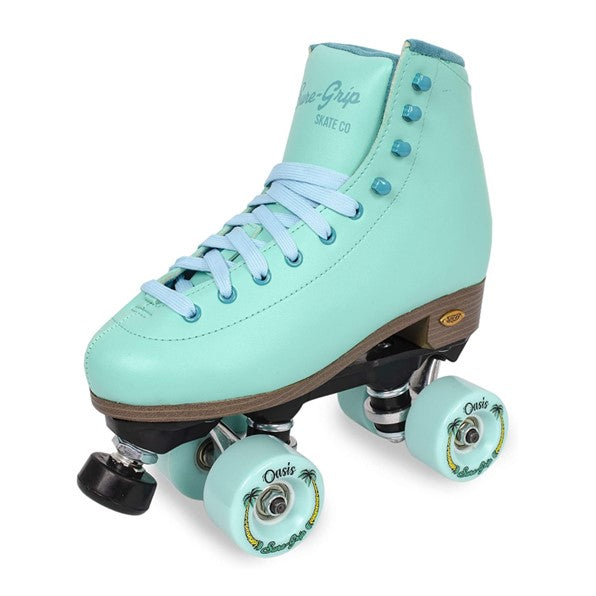 Sure-Grip Fame Blue Dream High Top Roller Skates Aqua - Lucky Skates