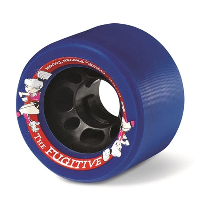 Sure-Grip Fugitive Roller Skate Indoor Wheels Blue 62mm 82a - Lucky Skates