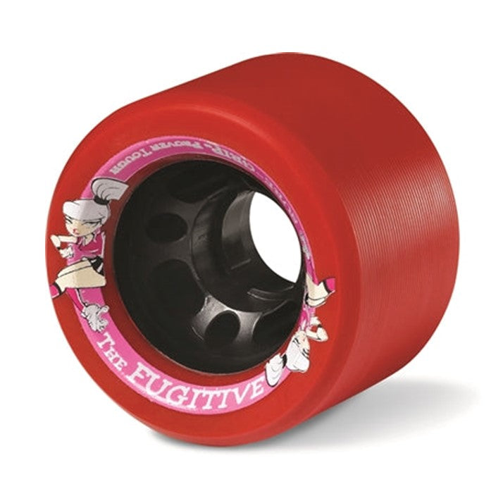 Sure-Grip Fugitive Roller Skate Indoor Wheels Red  62mm 82a - Lucky Skates