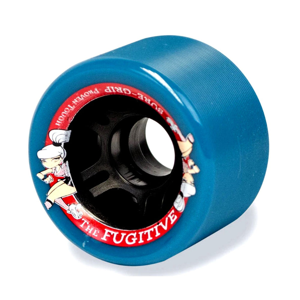Sure-Grip Fugitive Roller Skate Indoor Wheels Teal 62mm 82a - Lucky Skates