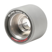 Sure-Grip Grey Monza Alloy Hub Speed Indoor Roller Skate Wheels 62mm 95a - Lucky Skates