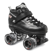 Sure-Grip GT50 Indoor Derby Speed Quad Low Cut Roller Skates Black - Lucky Skates