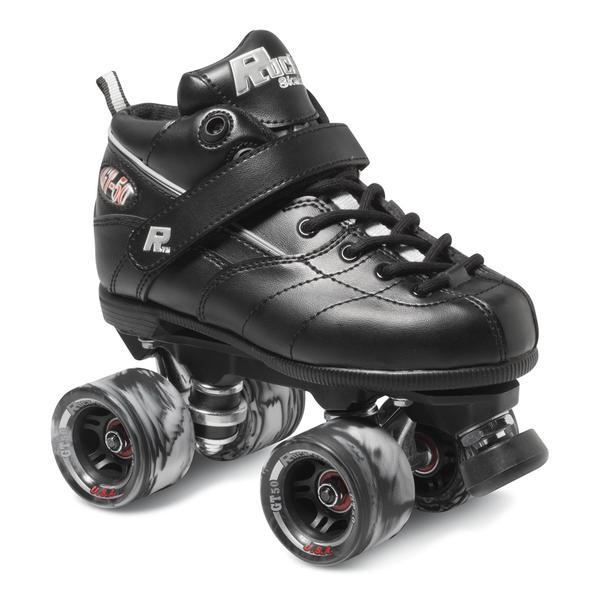 Sure-Grip GT50 Indoor Derby Speed Quad Low Cut Roller Skates Black - Lucky Skates