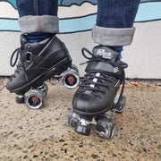 Sure-Grip GT50 Indoor Derby Speed Roller Skates Black - Lucky Skates