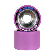 Sure-Grip Monza Alloy Indoor Roller Skate Wheels Purple - 8 Pack - Lucky Skates