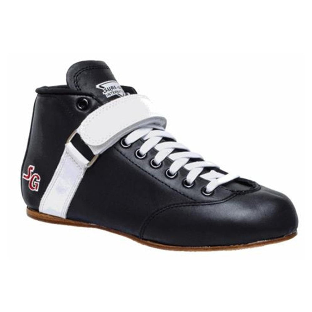 Sure-Grip Phoenix Leather Rolller Skate Boots Black - Lucky Skates