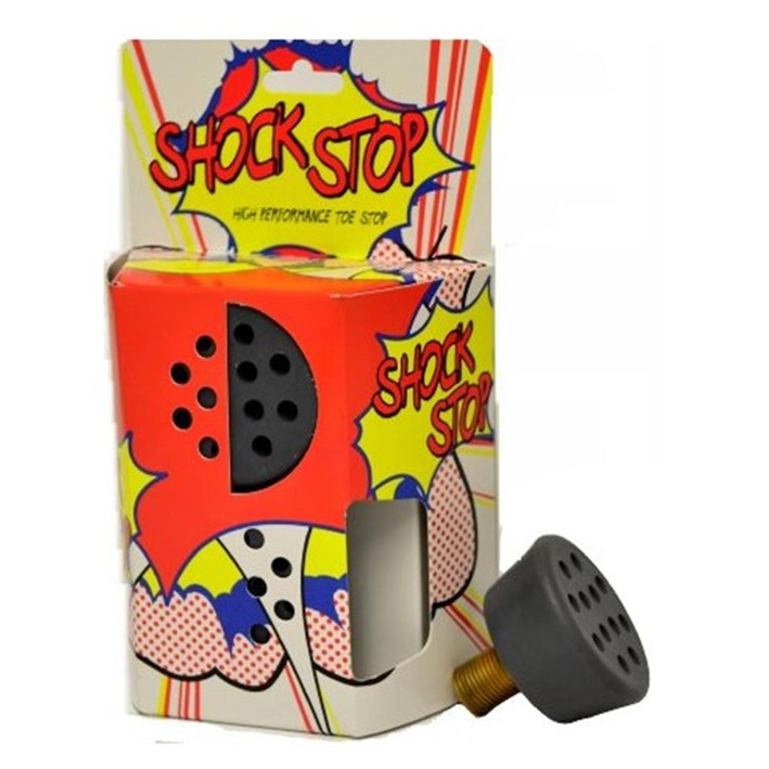 Sure-Grip Shock Stop Roller Skate Toe Stops Grey - Lucky Skates