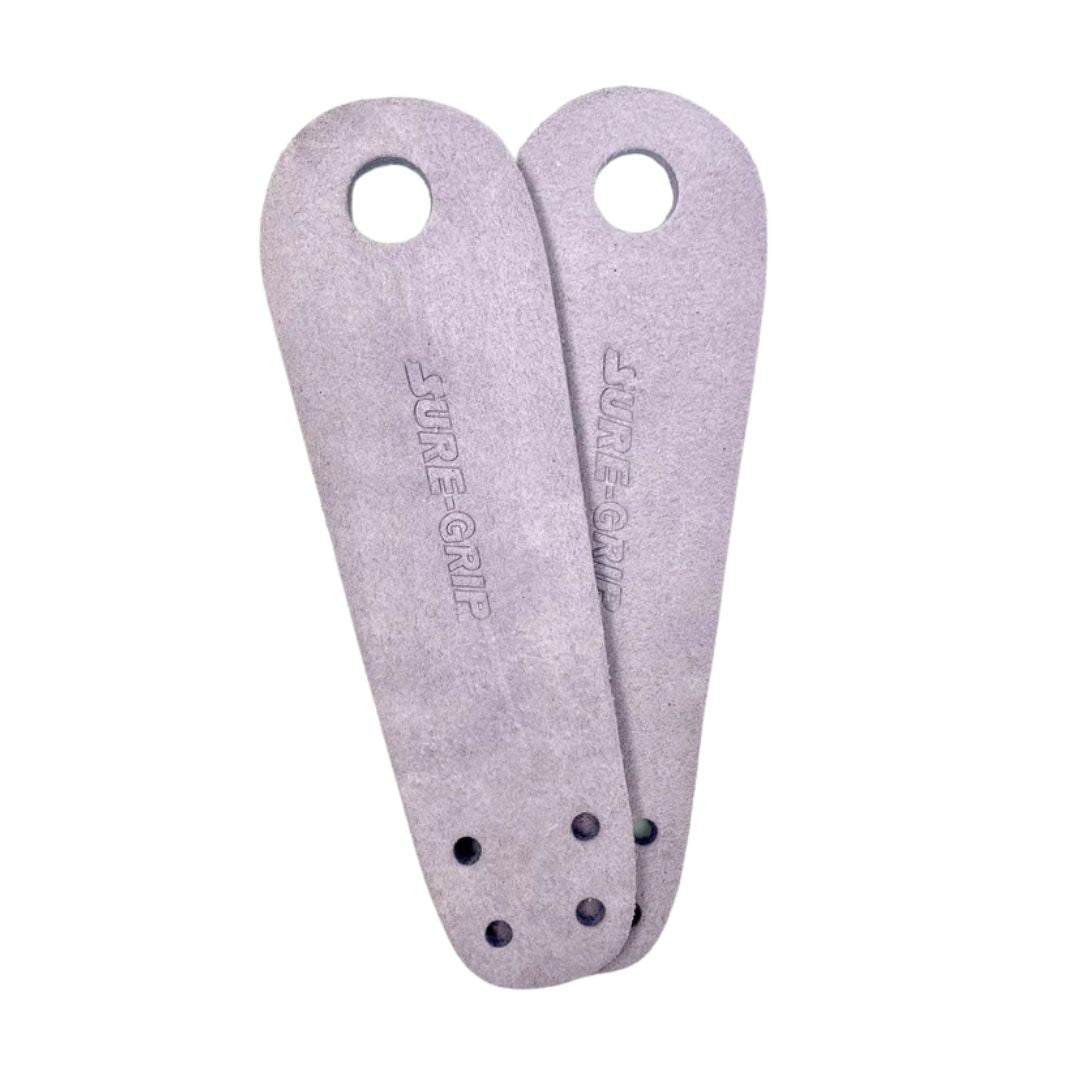 Sure-Grip Boardwalk Pastel Quad Roller Skate Leather Suede Toe Guards Light Pastel Purple Lilac - Lucky Skates