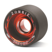 Sure-Grip Zombie Alloy Indoor Roller Skate Wheels Low Black Red 58mm 95a  -  Lucky Skates