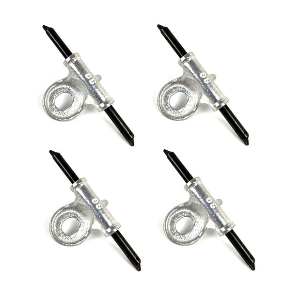 Sure-Grip Century Trucks with 7mm Quick Release Axles - 4 Pack