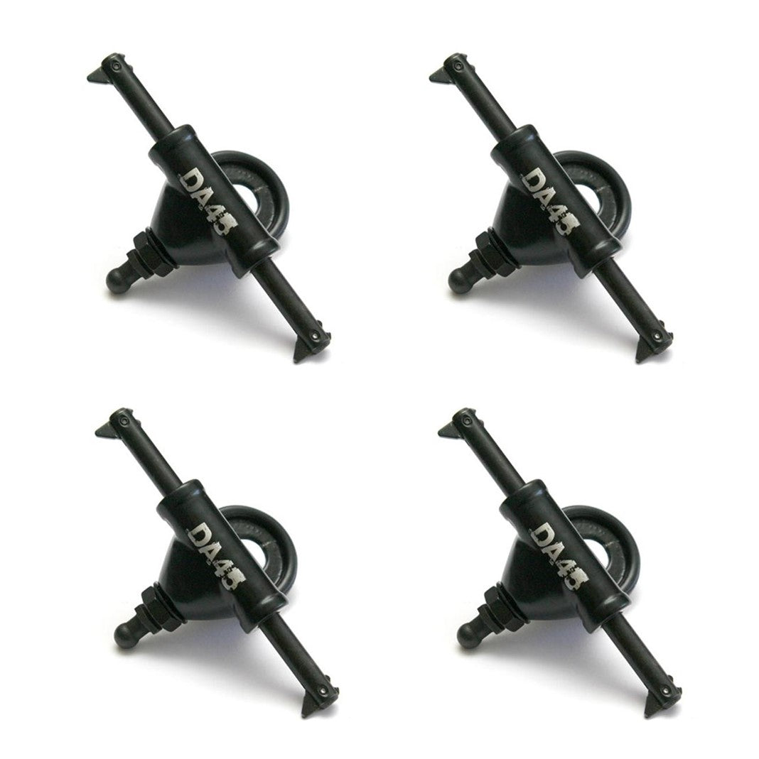 Sure-Grip DA45 Truck with Quick Release Axle - 4 Pack