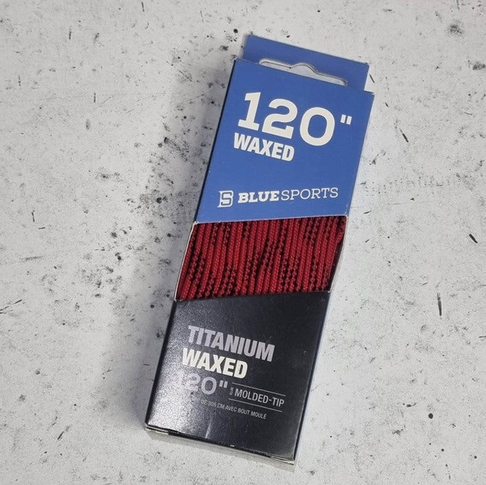 Titanium Waxed Laces 120" (305cm) - Lucky Skates