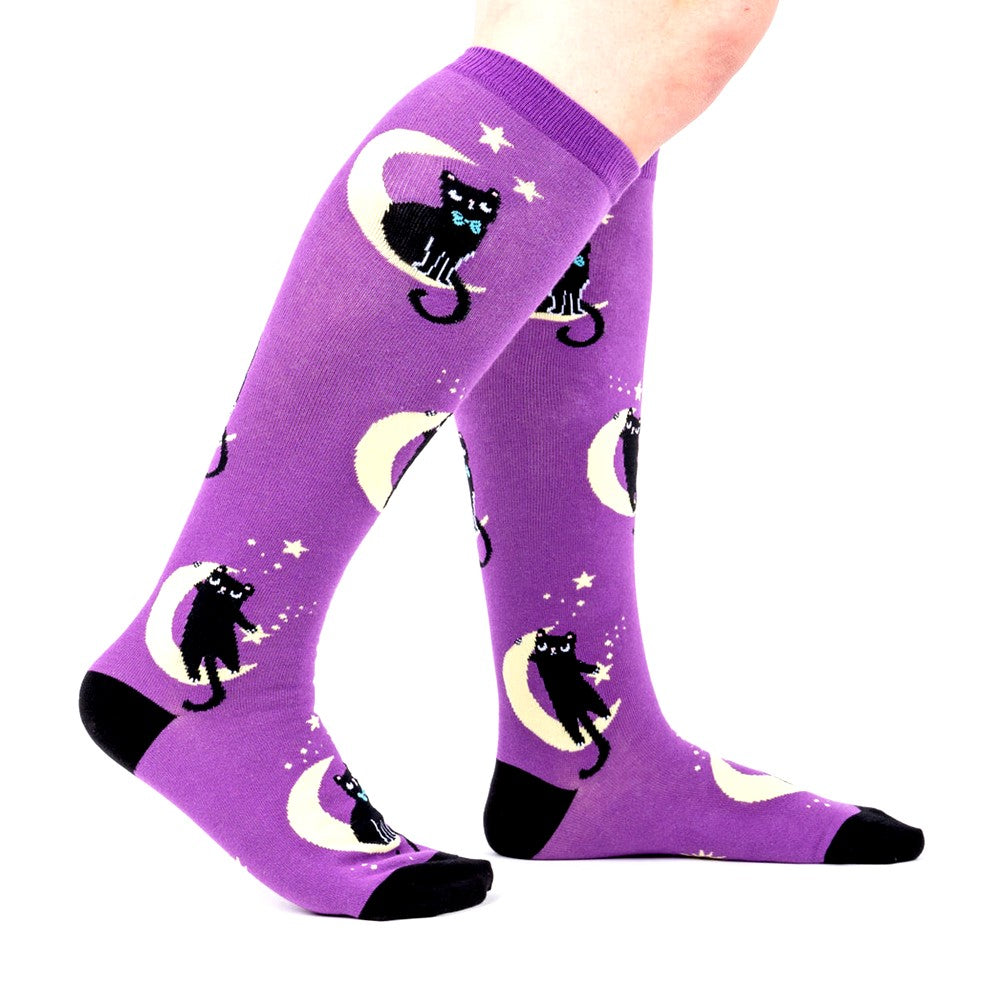 Sock It To Me To the Moon and Back Knee High Socks - Lucky Skates