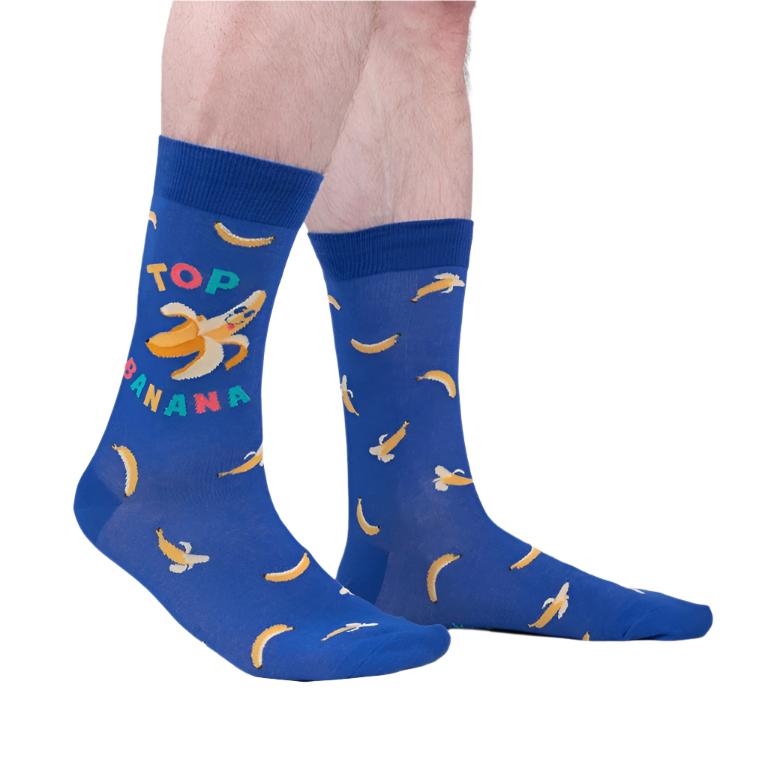Sock It To Me Top Banana Men's Crew Socks - Lucky Skates