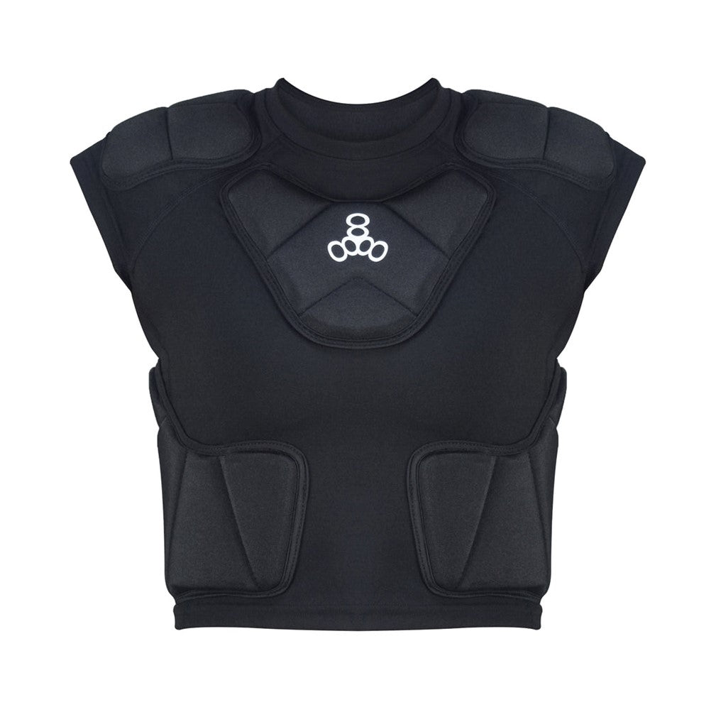 Triple 8 BashGuard Roller Derby Padded Top Vest Black - Lucky Skates