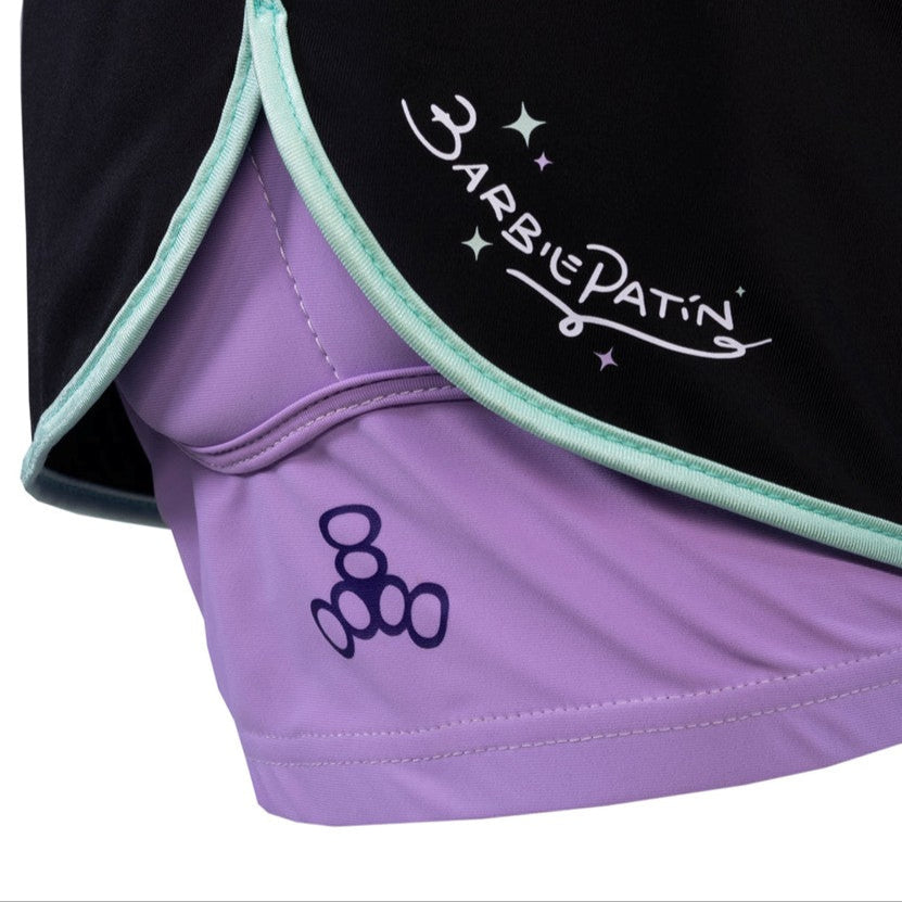 Triple 8 Barbie Patin Purple Skate Impact Bumsavers Shorts - Lucky Skates 