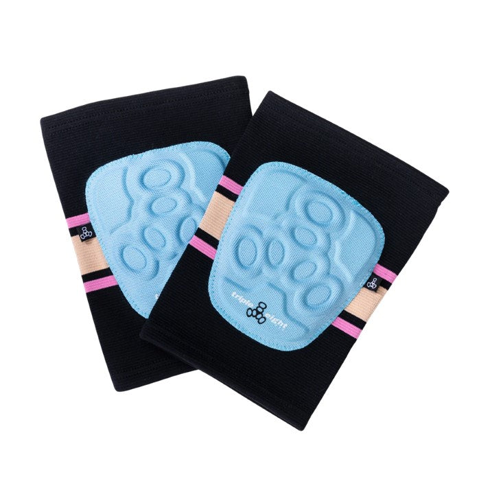 Triple 8 Sunset Covert Skate Knee Pads Blue - Lucky Skates